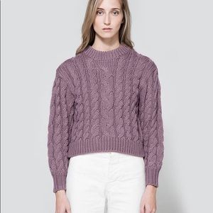 Callahan purple knit sweater